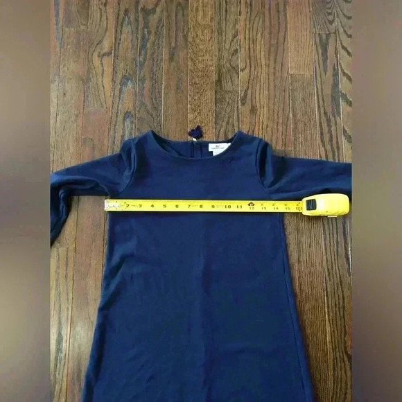 Vineyard Vines Girls M (10-12) Deep Navy Blue Long-Sleeve Tunic Dress - VGUC! - Picture 9 of 11